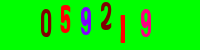 Blue Captcha Image