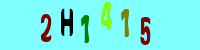 Blue Captcha Image