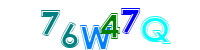 Blue Captcha Image
