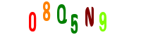 Blue Captcha Image