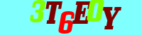 Blue Captcha Image