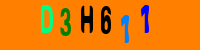 Blue Captcha Image