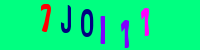 Blue Captcha Image