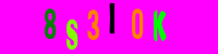Blue Captcha Image