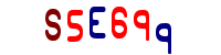 Blue Captcha Image
