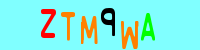 Blue Captcha Image