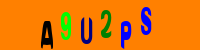 Blue Captcha Image