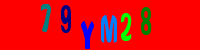 Blue Captcha Image