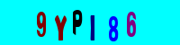 Blue Captcha Image