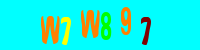 Blue Captcha Image