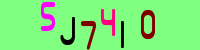 Blue Captcha Image