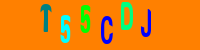 Blue Captcha Image