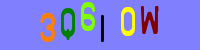 Blue Captcha Image