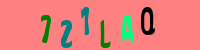 Blue Captcha Image