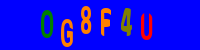 Blue Captcha Image