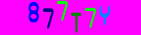Blue Captcha Image