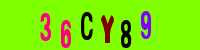 Blue Captcha Image