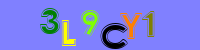 Blue Captcha Image