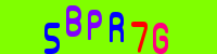 Blue Captcha Image