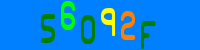 Blue Captcha Image