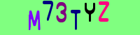 Blue Captcha Image