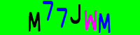 Blue Captcha Image