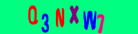 Blue Captcha Image
