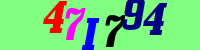 Blue Captcha Image