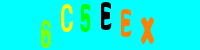 Blue Captcha Image