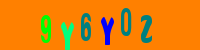 Blue Captcha Image