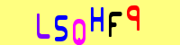 Blue Captcha Image