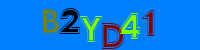 Blue Captcha Image