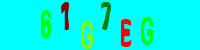 Blue Captcha Image