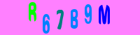 Blue Captcha Image