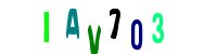 Blue Captcha Image