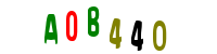 Blue Captcha Image