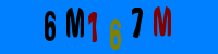 Blue Captcha Image