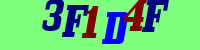 Blue Captcha Image