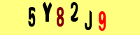 Blue Captcha Image