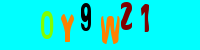 Blue Captcha Image