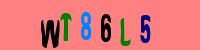 Blue Captcha Image
