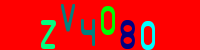 Blue Captcha Image
