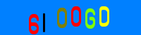 Blue Captcha Image