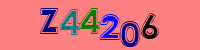 Blue Captcha Image