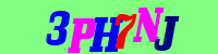 Blue Captcha Image