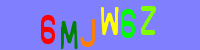 Blue Captcha Image