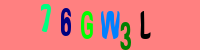 Blue Captcha Image