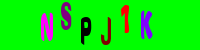 Blue Captcha Image