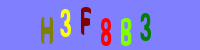 Blue Captcha Image