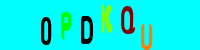 Blue Captcha Image